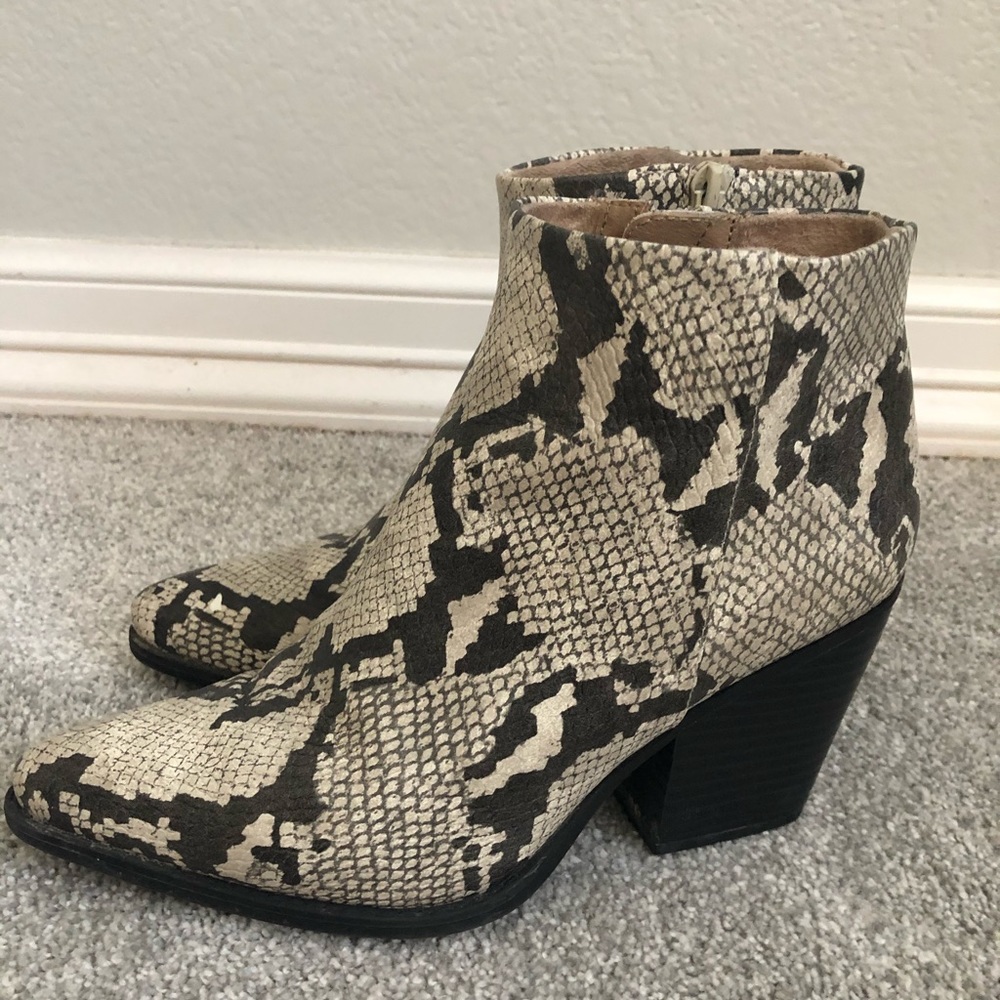 Snakeskin Booties - Soul by Naturalizer